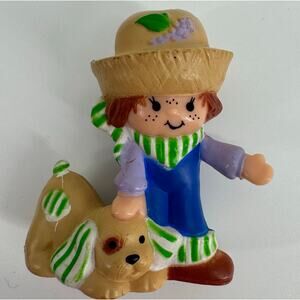 Kenner Huckleberry Pie & Pupcake 1981 Strawberry Shortcake PVC Figure Vintage